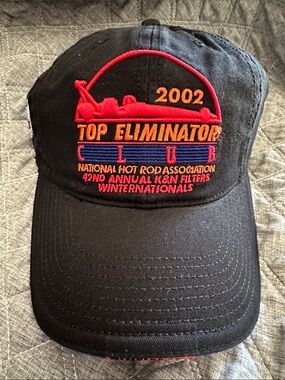 Top Eliminator Club 2002 Black Embroidered Baseball Cap
